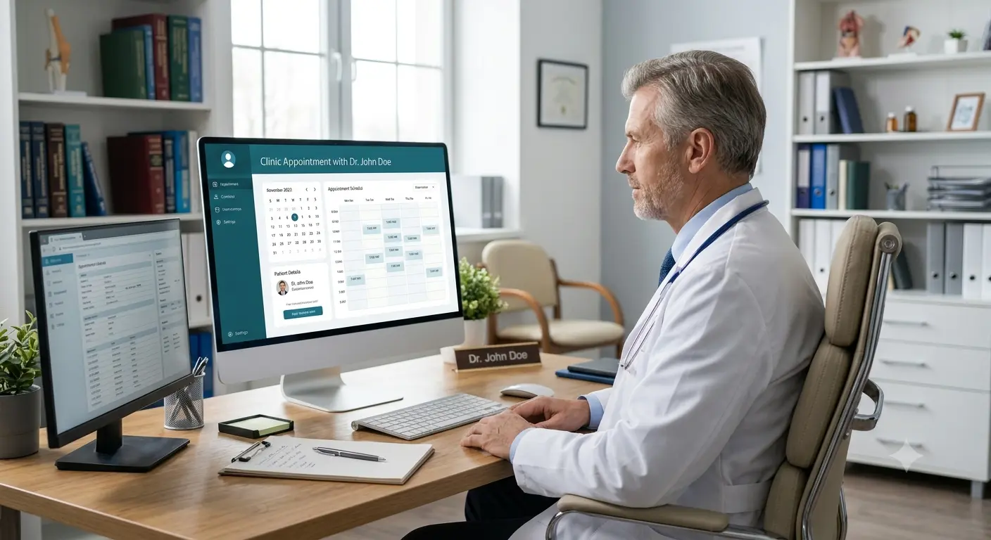 Clinic Appointment with Dr. John Doe